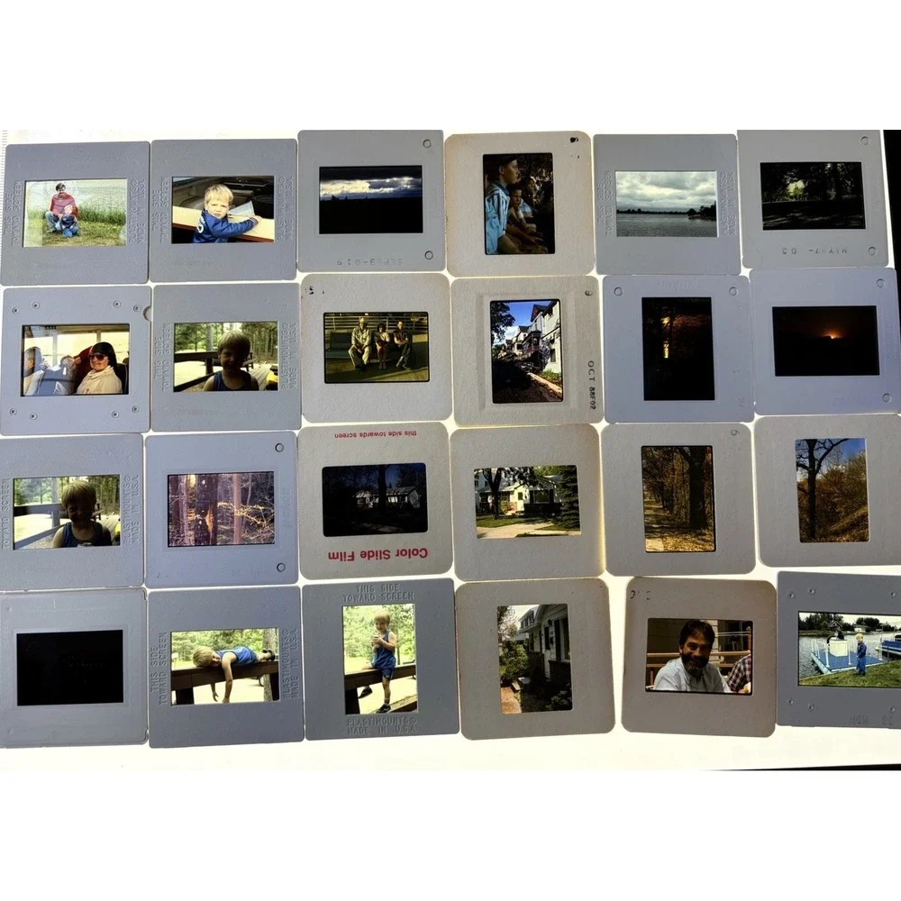 Vintage 35mm Slides Lot of 81 Color Unsearched Randomly Selected Variety